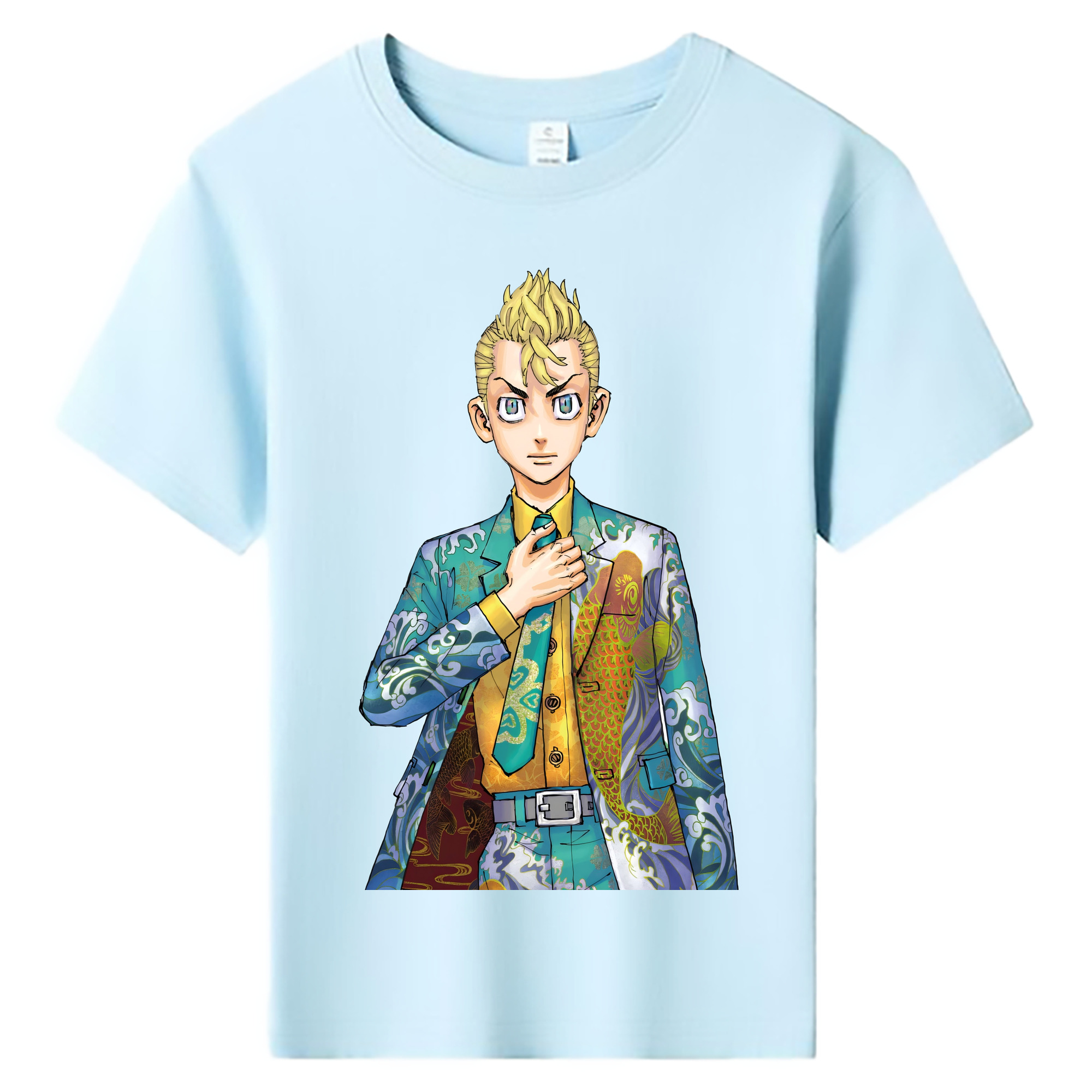 （画像用） 東京リベンジャーズ Tokyo Revengers 綿100％キッズTシャツ（フロントプリント）